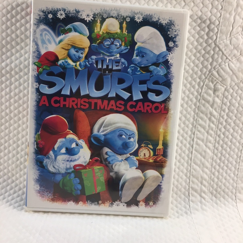 The Smurfs A Christmas Carol DVD Holiday Animated Family Movie Animation Kids